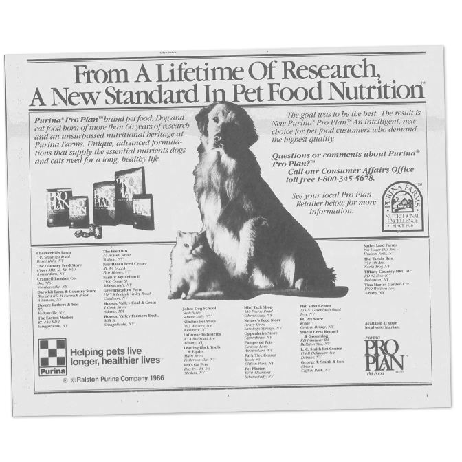 1986 Game-Changing Pet Nutrition